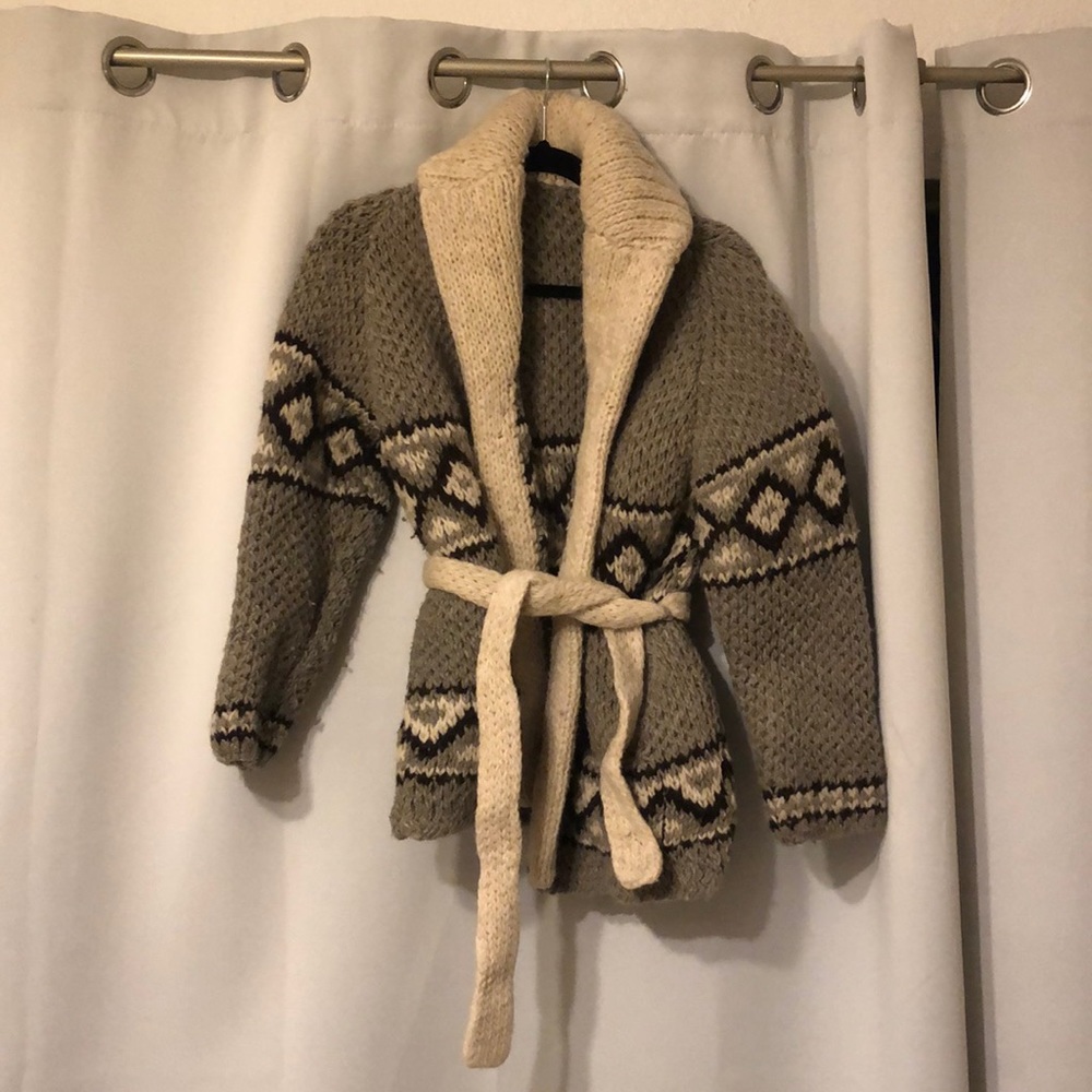 Boho oversized  Wool Sweater